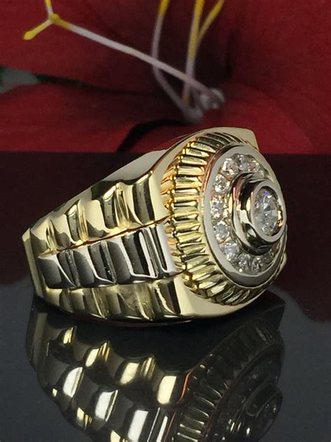 rolex herren ring gold